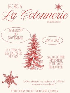 Marché de Noël à la Cotonnerie à Saint-Quentin Marché de Noël à la Cotonnerie à Saint-Quentin