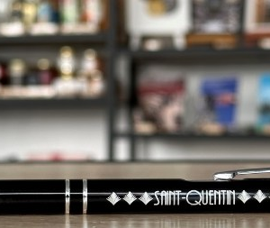 Stylo noir "Saint-Quentin"