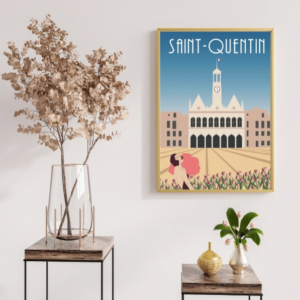 Affiche vintage - Hôtel de Ville