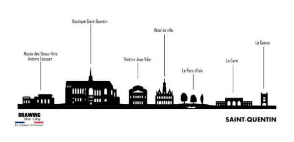 Skyline murale - Draw the city
