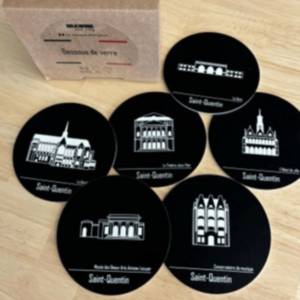 Dessous de verres Monuments de Saint-Quentin