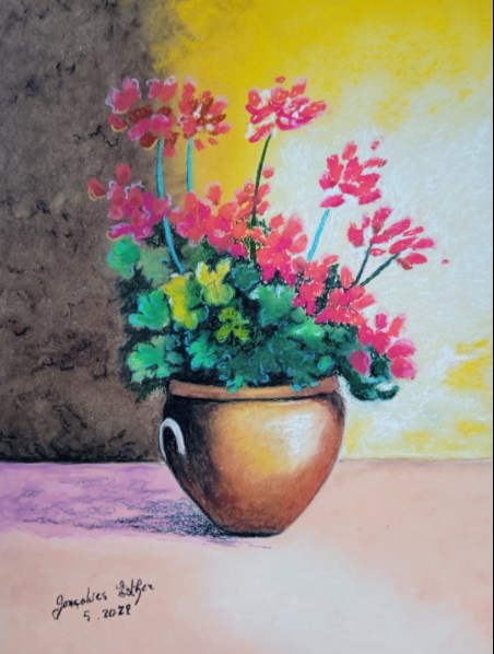 Initiation artistique au Musée Lécuyer : Stage composition florale au pastel à l'huile 1 Initiation artistique au Musée Lécuyer : Stage composition florale au pastel à l'huile